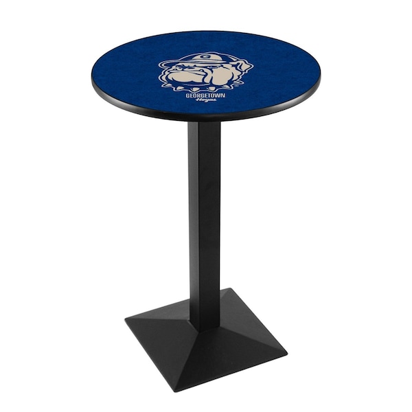 42" Blk Wrinkle Georgetown Pub Table